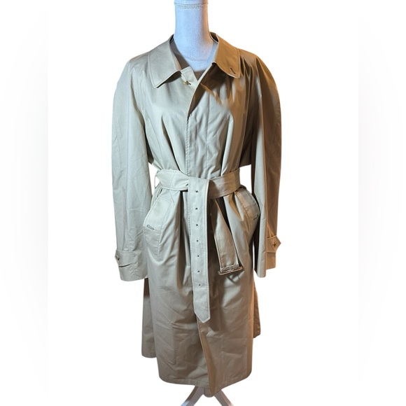 Burberry Vintage Hidden Buttons w/ Nova Check and Wool Lining Trench Coat - Picture 1 of 12